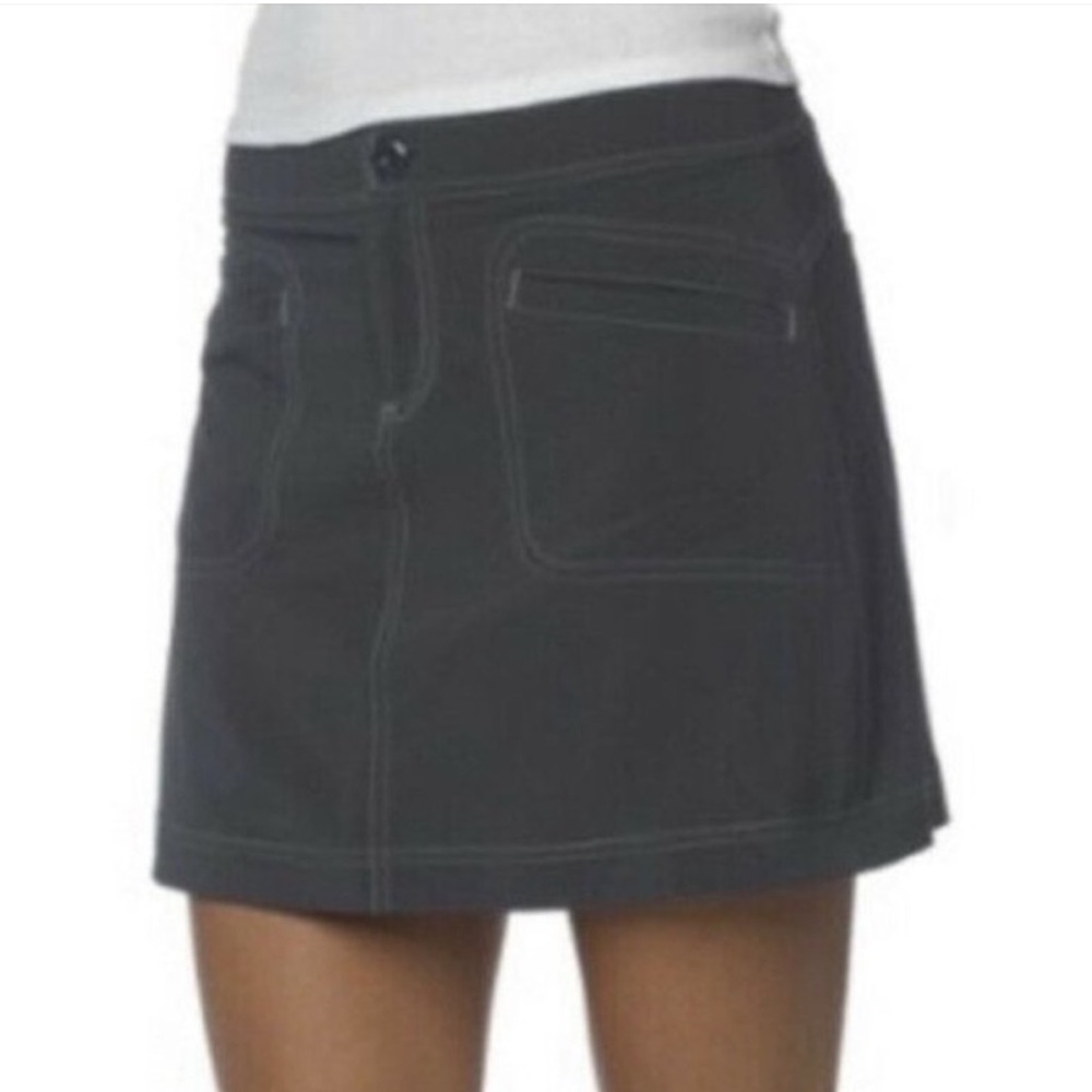 Prana Black Womens Short Skort
